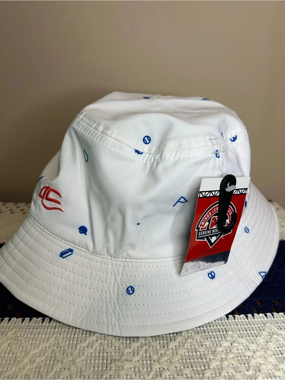 White Toddler Bucket Baseball Hat